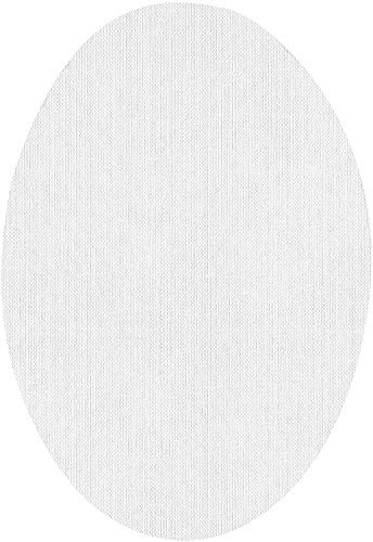 Elastische Knieschützer für Kleidung | Patches, um Kleidung zu reparieren. 6 Ellbogenschützer oder Knieschützer von 9 x 13 cm. Farbe: Weiß