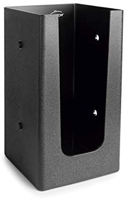 LACOR 62280 Soporte Organizador para Tazas de Café, Desechables, Vasos Papel, Apto para lavavajillas, 11.5 x 11.5cm, Plástico, Negro