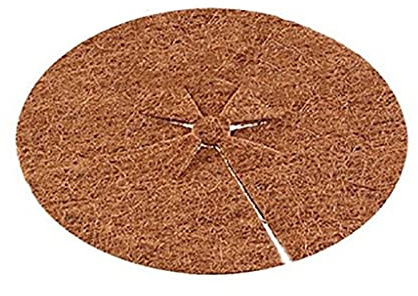 FIDALIKA Coconut Mulch Cover Mulch Disc Plant Cover Coir Mat, for Gardening Mulch Disks Mulching (Size : 40cm)