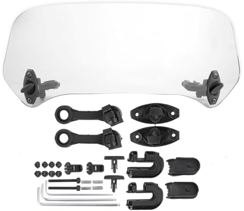 Air Deflector, Windschutzscheiben-Spoiler, Universal, Motorrad, Windabweiser, verstellbar, für Motorrad