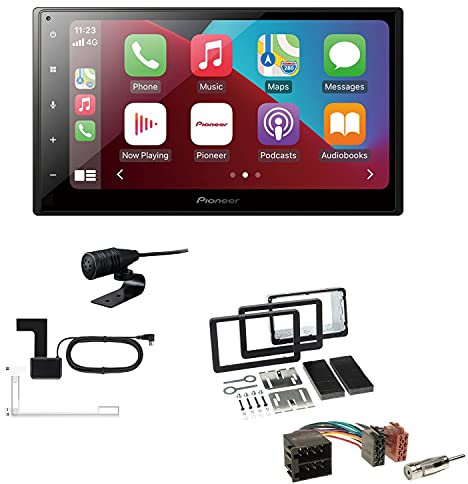 Pioneer SPH-DA160DAB 2-DIN Autoradio CarPlay Android Auto Bluetooth DAB USB passend für Alfa Romeo Spider 2006-2010 mit OEM Navi