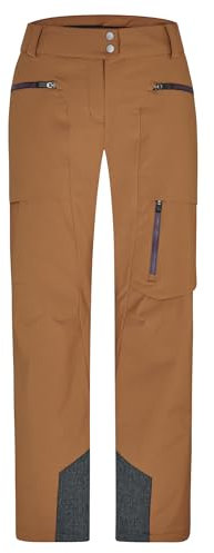 Ziener Damen THOLINE Ski-Hose/Freeride | PFC frei, Wolle, wattiert, Wood, 40