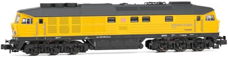 Arnold HN2601 DB Bahnbau, Diesellokomotive 233 493-6, gelbe Lackierung, Ep. VI-Lok – Diesel, Gelb
