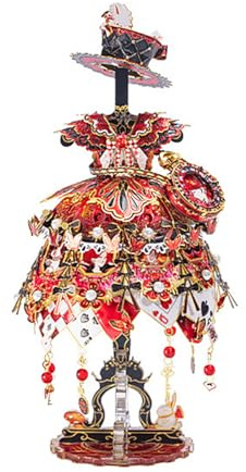 Doyomtoy Lolita Hochzeit Konstruktionsspielzeug, Metall-Puzzle-Sets, Handwerk Spielzeug, Liebhaber, Geschenke, Dekorationen, Sammlerstücke