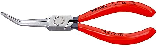 Knipex 31 21 160 Elektronik- u. Feinmechanik Nadelzange 45° gebogen 160 mm