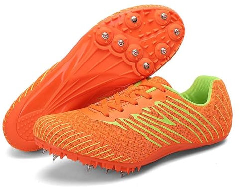 Zapatillas de Atletismo con Clavos para Hombre: Zapatillas para Exteriores, competición, Carreras, Saltos, Entrenamiento