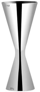 Stainless Steel Dual Head Cocktail Jigger Measuring Cup, 30/45ml Metal Cocktail Jigger Ounce Cup Kitchen Bar Accessories(30/60ml)
