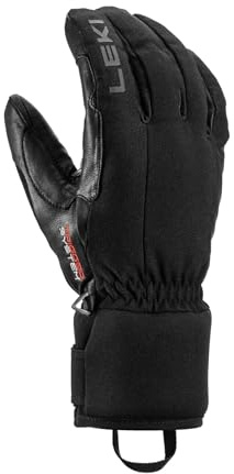 LEKI Argus 3D Herren Finger Skihandschuhe Black Gr. 9 Maximaler Grip & Wärme für Deine Ski-Abenteuer!