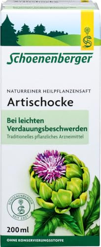 Artischocke,Naturreiner Heilpflanzensaft bio 6 x 200 ml