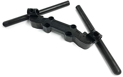 Motorcycle CNC Aluminium Adjustable Handlebar Handle Bar Clip On Clamp Mount for Kawasaki Ninja 650R ER-6F ER6F 2006 2007 2008 2009 2010 2011 2012 2013 2014 2015 2016 (Black)
