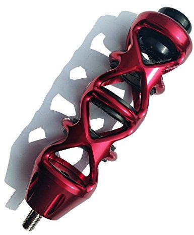 SHARROW Compound Bogen Stabilisator 5 Zoll Aluminium Vibrations Dämpfer Stoßdämpfer Bogen Dämpfung für Recurvebogen Verbundbogen (Rot)