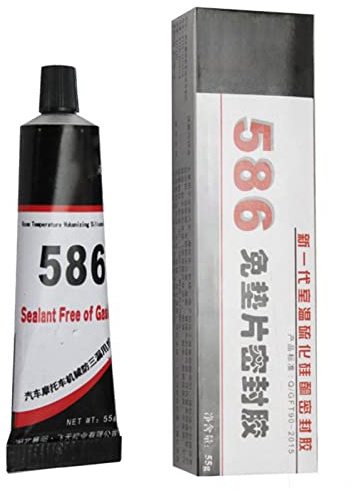 luckything Mastic D'étanchéité Carrosserie,55g 586 Remplissage, Adhésifs Et Agents D'étanchéité pour Auto Et Moto, Joint en Silicone, Hautes Températures, pour La Maison Ou La Voiture