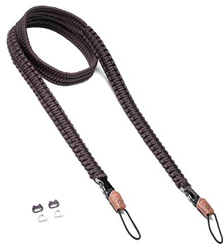 C-Rope Kameragurt THE TRAVELER, handgeflochten, Schnellverschluss, Paracord