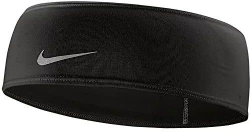 Nike Dri-Fit Stirnband 042 Black/Silver One Size