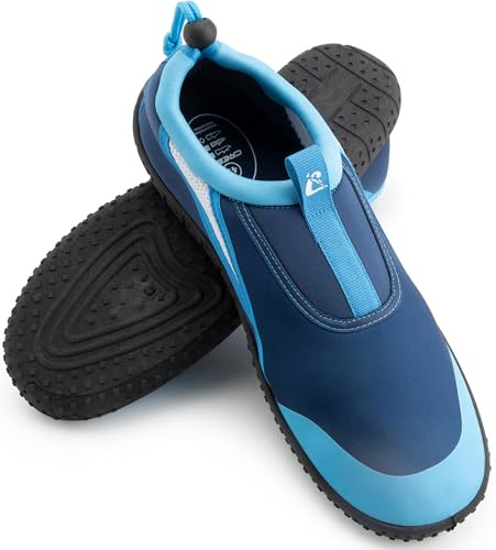 CRESSI Coco Jr Shoes - Chaussures d'eau à Séchage Rapide pour la Roche, Mer, Plage, Surf, Natation et Divers Sports Nautiques, Bleu_Bleu Clair, Enfant