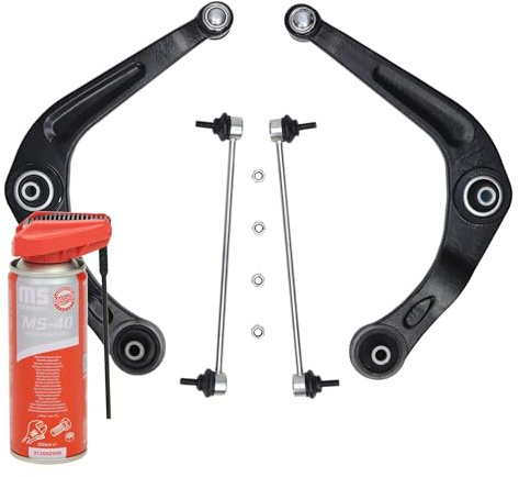 MASTER-SPORT 36802/1-SET-MSP Lenkersatz Radaufhängung Querlenker Satz Vorne Vorne Rechts Vorne Links Kompatibel mit PEUGEOT 207 WA, WC 206 Schrägheck 2A/C 206 CC 2D 207 SW WK 206+ Schrägheck 2L, 2M