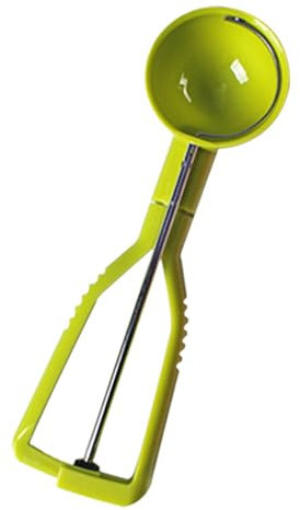 Cuillère à glace - Cuillère à glace anti-adhésive - Cuillère à glace avec déclencheur - Pelles à biscuits légères et antiadhésives pour la cuisson