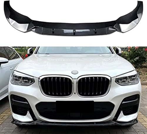 GuanLL Auto Frontspoiler für BMW X3 G01 X4 G02 M Pack 2018-2021, Frontstoßstange Kinnsplitter Lippe/Universal Frontsplitter/Auto Frontlippe