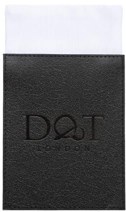 DQT Einstecktuch für Herren, einfarbig, vorgefaltet, gerade, gefaltet, quadratisch