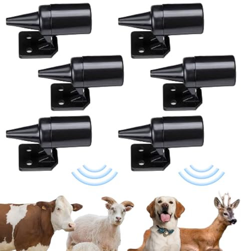 Hugwish Paquete de 6 Silbato para Ciervos para Coche y Moto, Ahuyentador de Jabalies, Ultrasonidos Efectivos contra Animales en Carretera