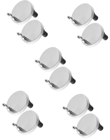 Uonlytech 10sätze Edelstahl Toilettensitz Schrauben Hochwertige Befestigungen Für Toilettendeckel Installieren Passend Für Wc-modelle Langlebige Verbindungselemente