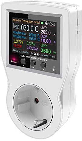 Pqahffowr de Termostato Wifi Tuya 16A AC220V Controlador de Temperatura Digital de Corriente Temporizador Interruptor Sensor Enchufe de la UE