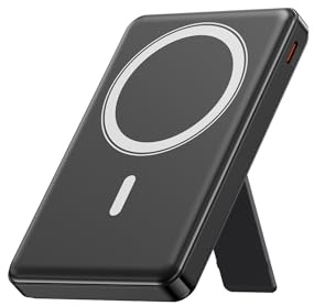 A ADDTOP Magnetische Power Bank 10000mAh - 22.5W USB A&20W USB C Schnellladung, Faltbares Kabelloses Ladegerät Magnet mit LED, Akkupack für iPhone 17/16/15/14/13/12 Pro/Pro Max/Plus