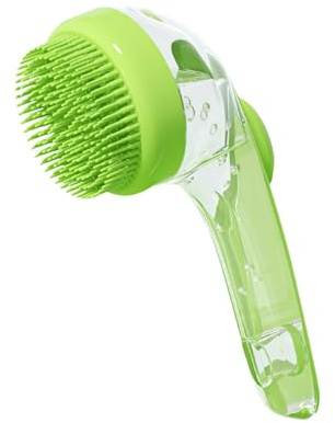 -Hundebürste - Seifenspender | Haustierpflegebürste Zum Baden | Hundeshampoo-Bürste | Hundebadebürste | Hundewaschbürste | Multifunktionaler Hundeshampoo | Weiche -Badebürste