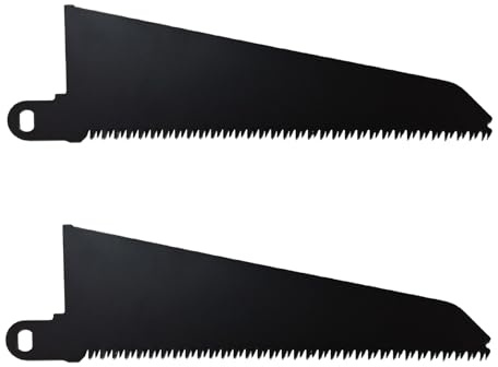 WAIZHIUA Lames de scie sabre pour bois pour coupes rapides - Pour bois grossier, planches, branches, plastique, tube en métal - Compatible avec les scies Black and Decker Piranha Scorpion