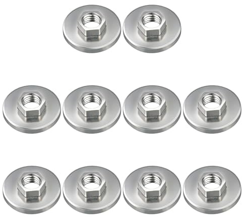 Flange per smerigliatrice in acciaio legato progettato con precisione per smerigliatrici angolate da 100 mm, vibrazioni ridotte, stabilità, 10 pezzi flange mola