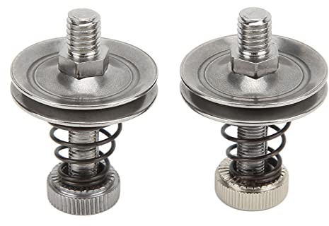 MAPHRWZ Gruppo tendifilo per macchine rammendatrici vecchio stile, Travetta industriale, Macchina da cucire overlock a tre fili, Acciaio inossidabile, 2 pezzi, Design compatto,