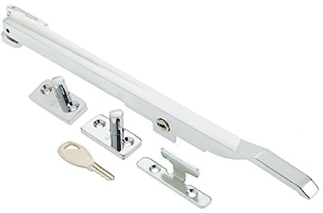 Modern Contemporary Design Lockable Casement Window Stay 10 250mm (Polished Chrome)