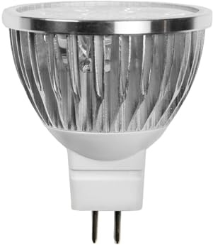 LED-MR16-4W Amber Color - 12 volts, 4 watts, LED MR16, GX5.3 (2-pin) base
