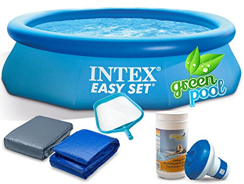 Pool Set mit Zubehör Gartenpool 305 x 76 cm Quick Up Pool INTEX 28120