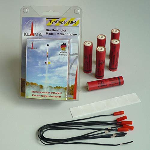 Raketentreibsatz A6-4 inkl. Elektrozünder (6 Stück)