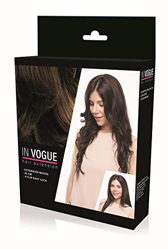 In Vogue - Extension Clip Capelli Mossi - Hair Extension Mosse per Allungare i Capelli - Biondo Chiaro - 55cm
