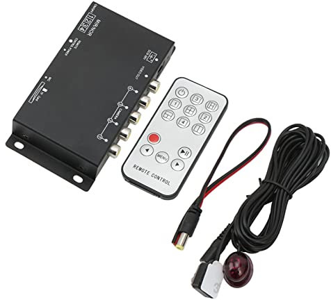 Mini DVR per Auto, Videoregistratore Digitale per Veicoli a 4 Canali, Registrazione con Interruttore, Ampio Ingresso di Tensione 9-36 V, Supporta Scheda di Memoria 64G, per