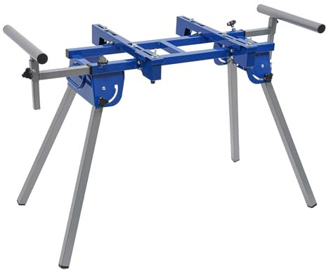 200 × 37 × 87 cm, mesa de trabajo, mesa de trabajo ajustable, banco de trabajo de sierra capsular, carga máxima de 150 kg, banco de trabajo móvil para sierras de corte (con 2 ruedas)