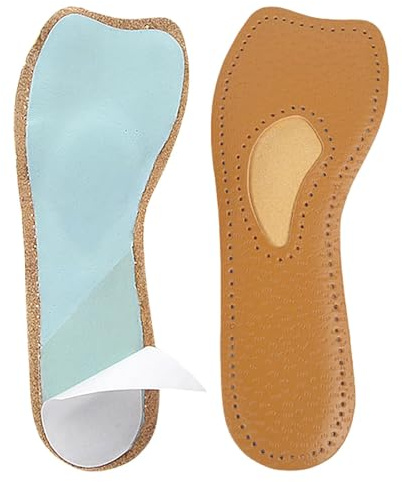 Solette per scarpe, morbide imbottite, solette in pelle antiscivolo per assorbire il sudore, suole adesive per scarpe color crema per piedi, solette traspiranti per scarpe o stivali piatti, tacchi