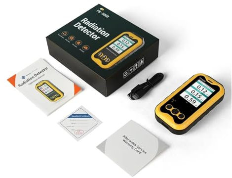 Gas Detector, FS5000 Geiger Counter Nuclear Radiation Detector X-ray Gamma Radioactivity Detector For Nuclear Wastewater For PC Software,for Home and RV