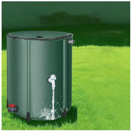 1000L Portatile Raccolta Acqua Piovana Barile Pieghevole PVC Giardino Serbatoio di stoccaggio dell'acqua Serbatoio di raccolta della pioggia all'aperto per una gestione efficiente dell'acqua
