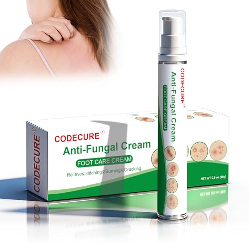 Antifungal Skin Cream: Antifungal Cream, for Athlete's Foot, Jock Itch and Ringworm Care - Mild Formula - Suitable for Feet and Body (18G 1-Pack)