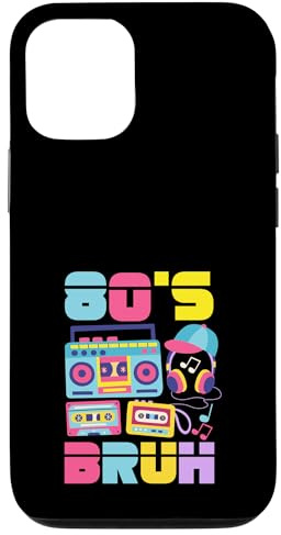 Vintage Retour aux années 80 Retro Boombox 80's Bruh Coque pour iPhone 12/12 Pro