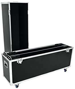 ROADINGER Flightcase 2x LCD ZL60 | Flightcase mit Rollen für 2 LCD-Monitore bis 60