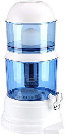 Cocoarm Destilador de Agua,purificador Agua con filtros destilador de agua purificador Agua doméstico purificador Agua Jarra 16L
