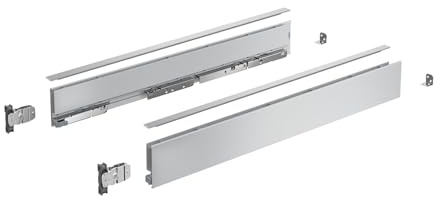 AvanTech YOU Set Zarge, Höhe 77 mm x NL 450 mm, silber, links und rechts_Artikel _ 9255241