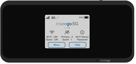 Inseego MiFi M2000 5G y 4G LTE Hotspot T-Mobile | Duración de la batería Durante Todo el día | Tecnología WiFi 6