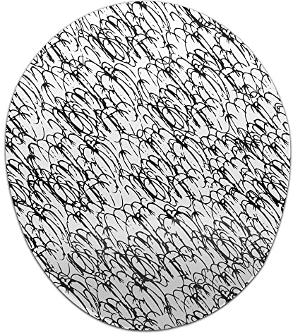 Bonamaison, Tapis de Souris Ergonomique avec Repose-Poignet - Impression numérique - pour Le Bureau et la Maison - 20 x 23 cm