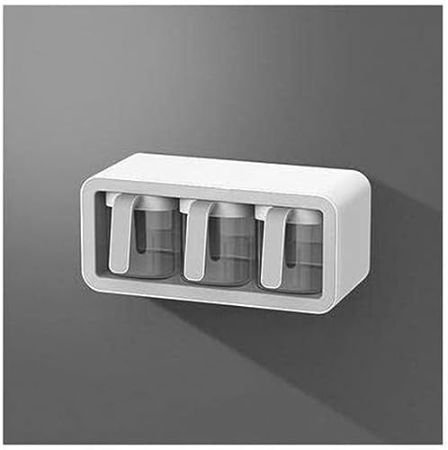 Dispensador de condimentos, caja de condimentos, caja de condimentos montada en la pared, azucarero, salero, tarros de condimentos, contenedor de almacenamiento de cocina, juego de recipientes for esp