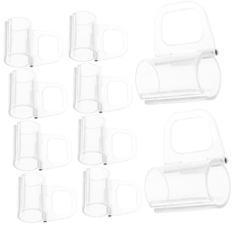 Cabilock 30stücke Transparente Rollos Fensterblenden Pulls Griff Für Stange Einfache Installation Robustes Material Für Verschiedene Rollos Geeignet